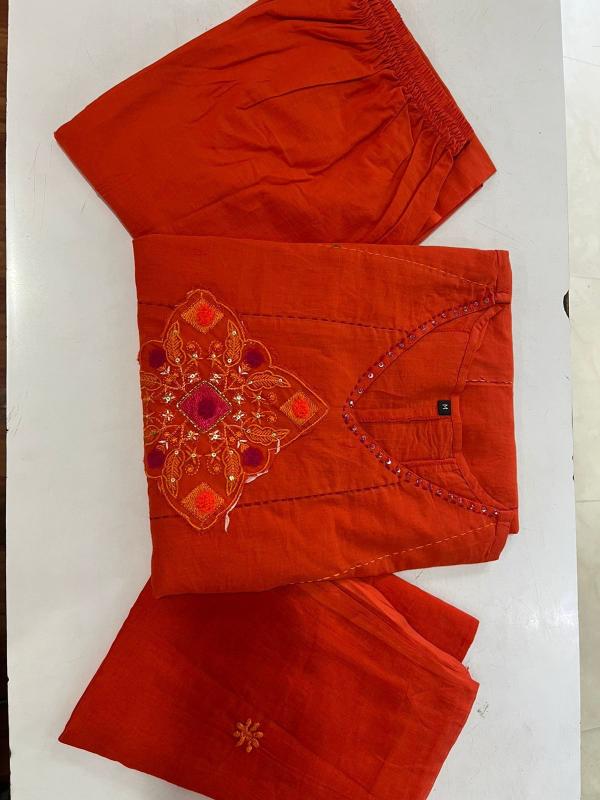 Jaipuri 3pcs red kurtis wholesale  - wholesale export